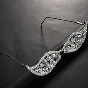 Elegant Crystal Frame Party Glasses