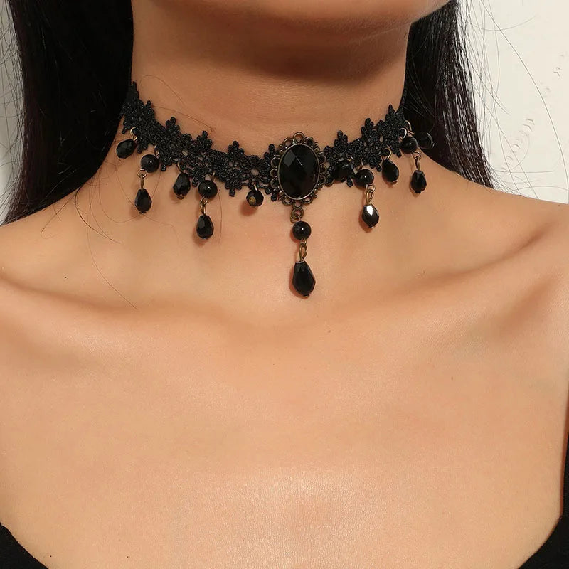 Gothic Lace Choker