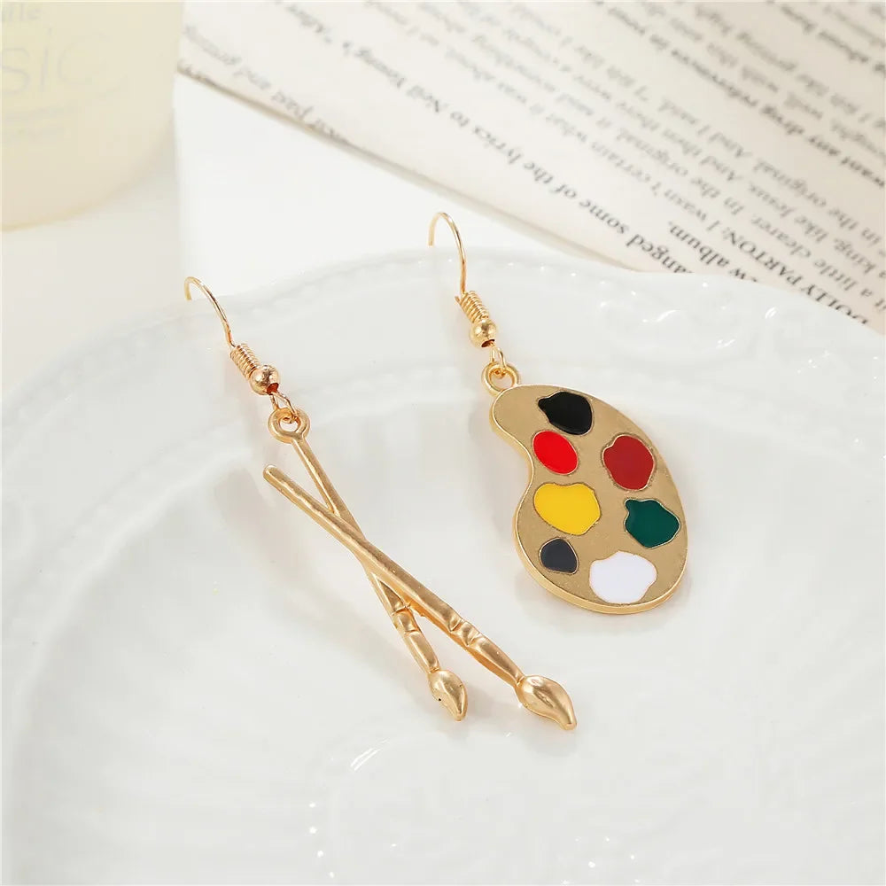 Artistic Brush Drop Earrings