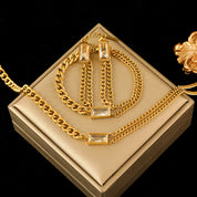 Waterproof Stainless Steel Jewelry Set