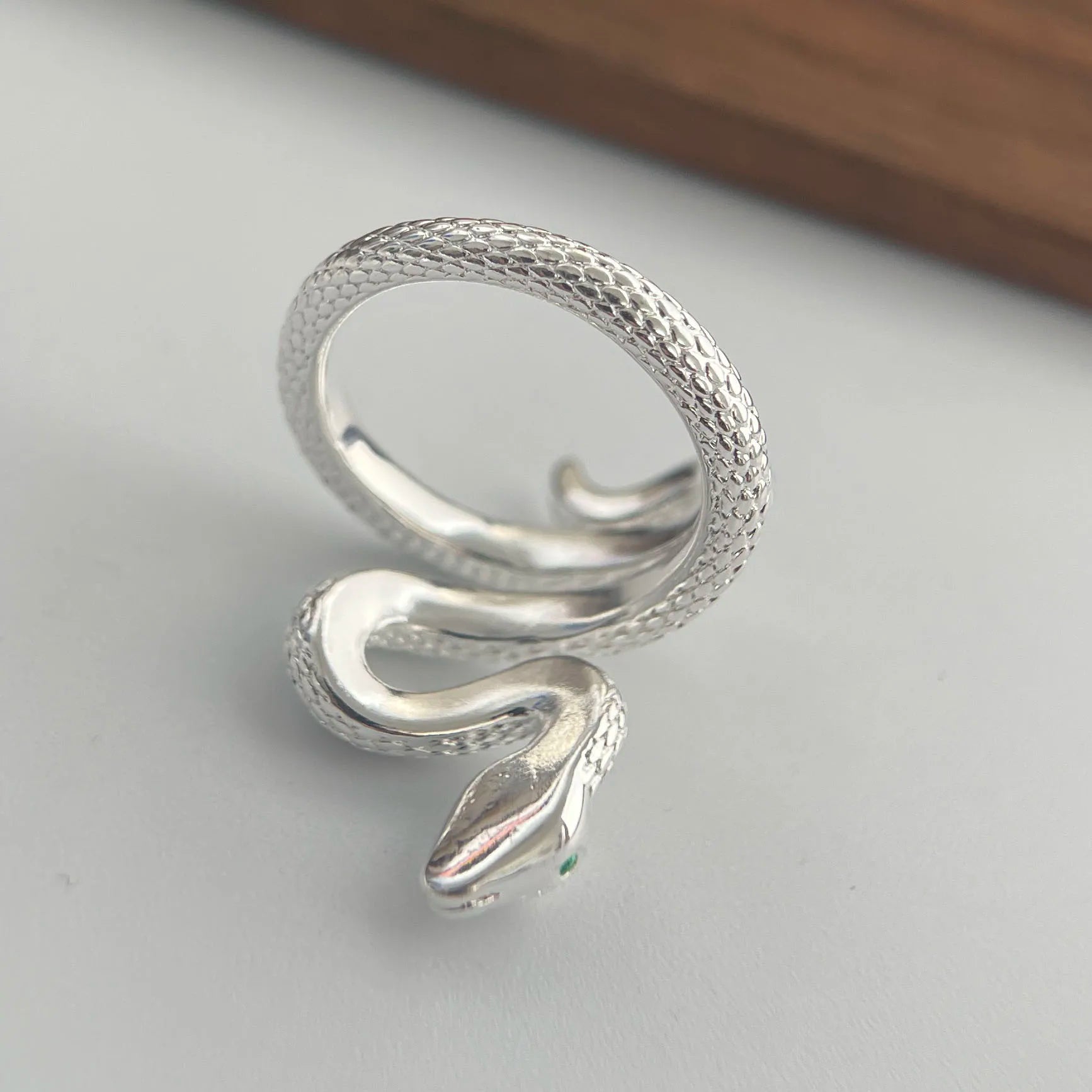 Georgina Sterling Silver 925 Snake Ring – Large Design