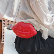 Creative Lip-Shaped Shoulder Bag