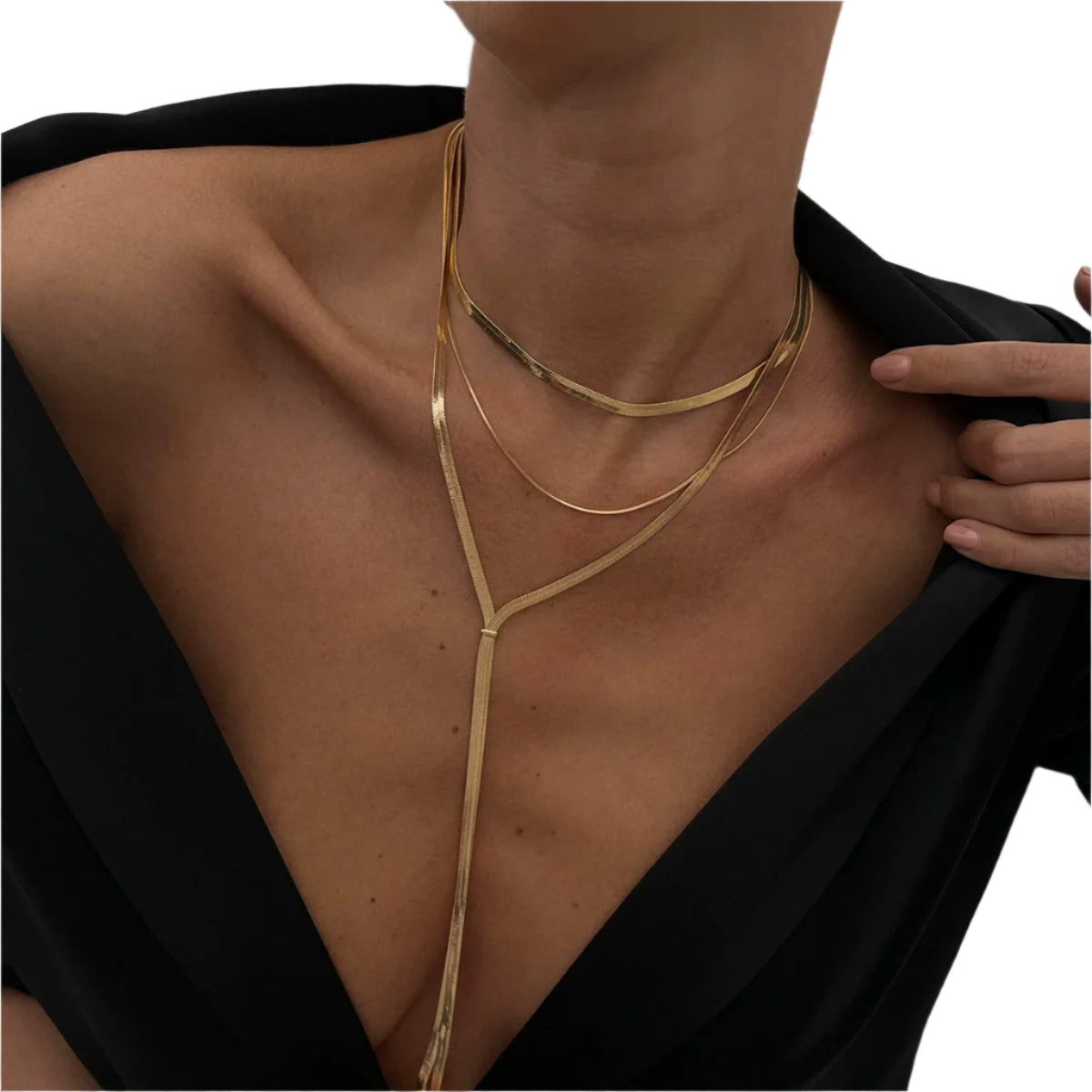 Multi-Layer Snake Chain Necklace