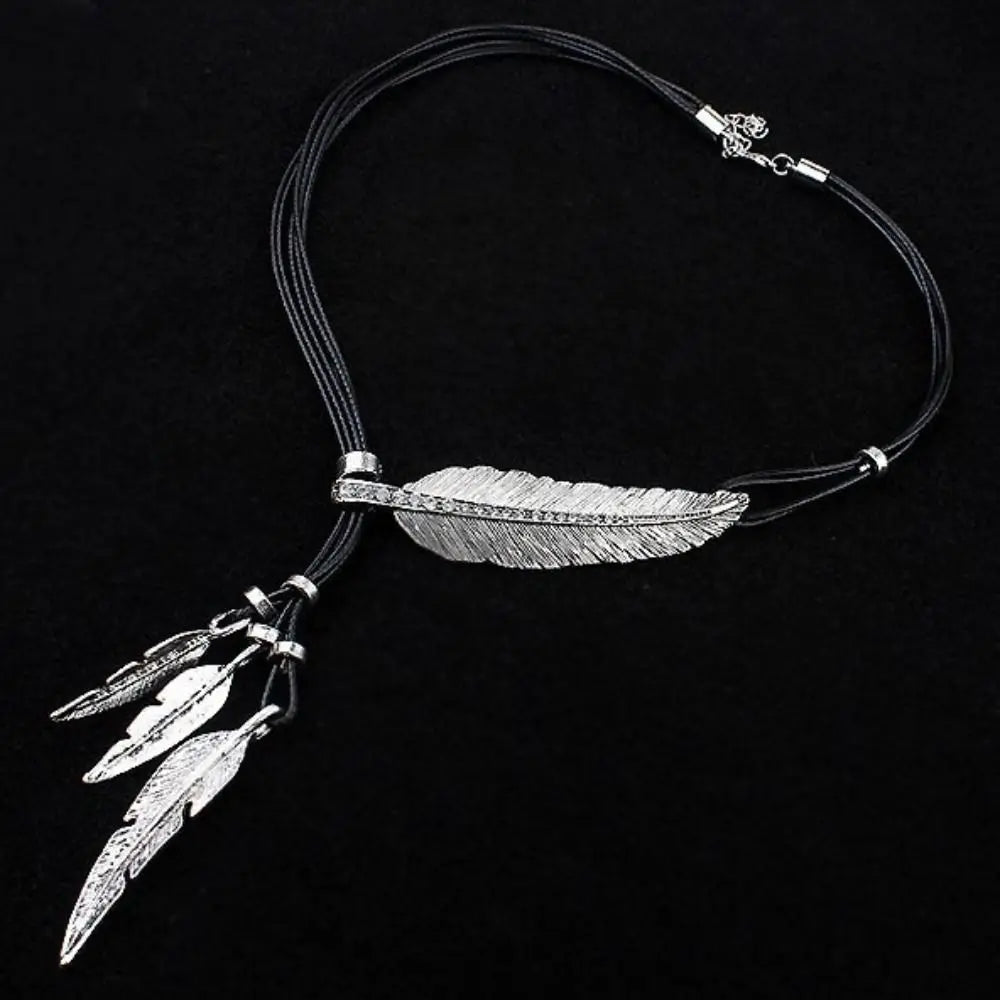 Georgina Bohemian Feather Necklace