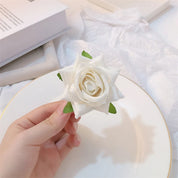 Silk Rose Hair Clip