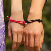 2-Piece Couple Charm Bracelet Set