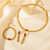 Waterproof Stainless Steel Jewelry Set