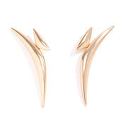 Long Curved Dangle Earrings