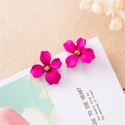 Double-Layer Floral Earrings
