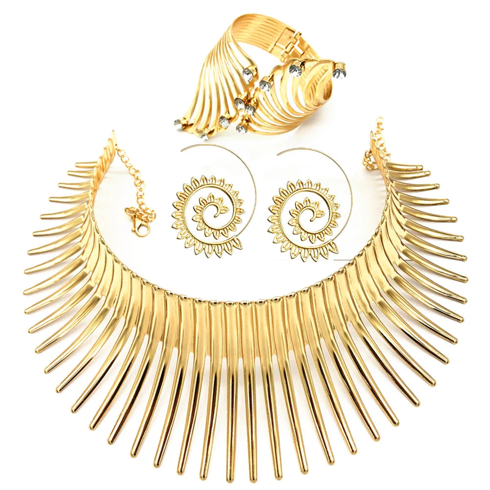 African Dubai Jewelry Set