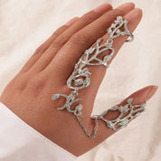 New Open Finger Rings with Floral Design