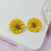 Double-Layer Floral Earrings