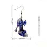 Handmade Russian-Style Dangle Earrings