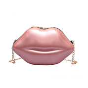 Creative Lip-Shaped Shoulder Bag