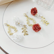 “Rose” French Earrings