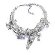 Elegant Crocodile Choker Necklace