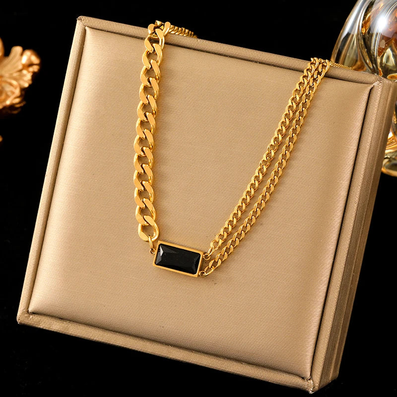 Waterproof Stainless Steel Jewelry Set