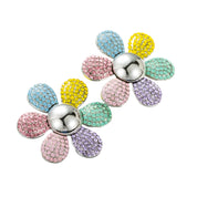 Colorful Floral Drop Earrings
