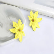 Double-Layer Floral Earrings