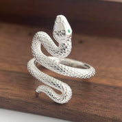 Georgina Sterling Silver 925 Snake Ring – Large Design
