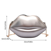 Creative Lip-Shaped Shoulder Bag