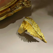 Vintage Gold Earrings and Rings Set
