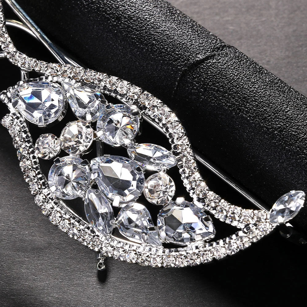 Elegant Crystal Frame Party Glasses