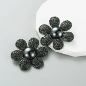 Colorful Floral Drop Earrings