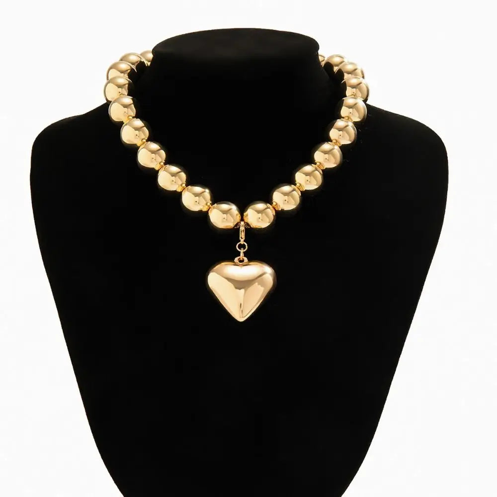Large Ball Pendant Necklace