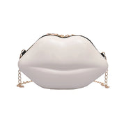 Creative Lip-Shaped Shoulder Bag