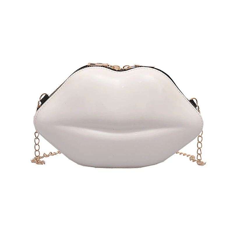 Creative Lip-Shaped Shoulder Bag