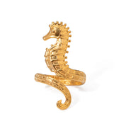 Open Seahorse Design Ring