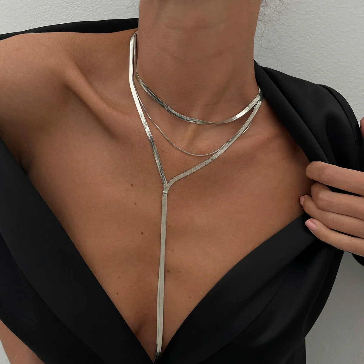 Multi-Layer Snake Chain Necklace