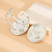 Trendy Pearl-Inspired Bracelet & Ring Set