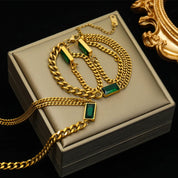 Waterproof Stainless Steel Jewelry Set