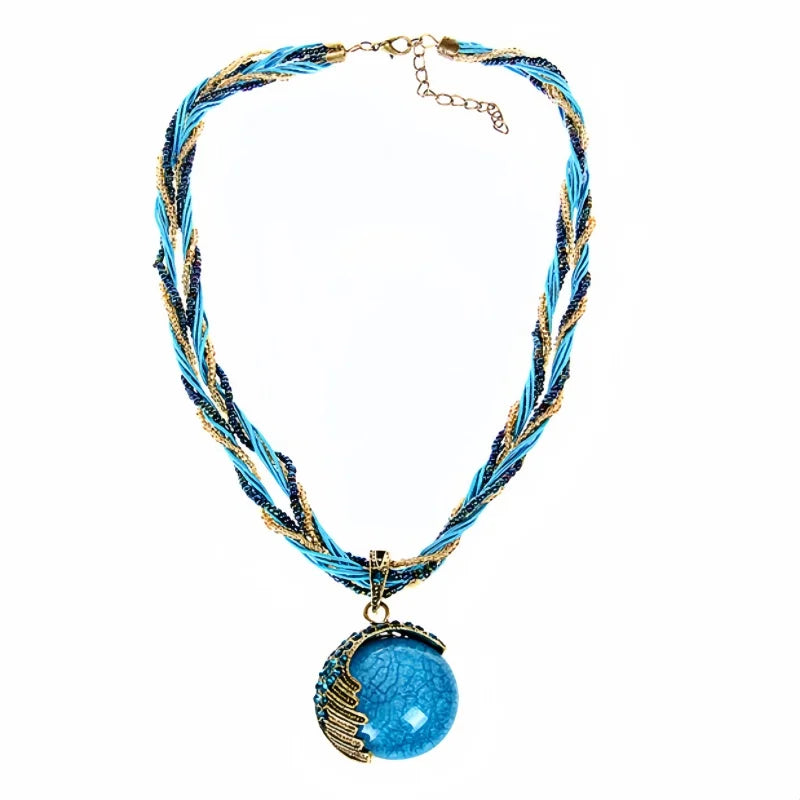 Crystal Teardrop Necklace