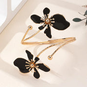 Elegant & Simple Flower-Shaped Cuff Bracelet
