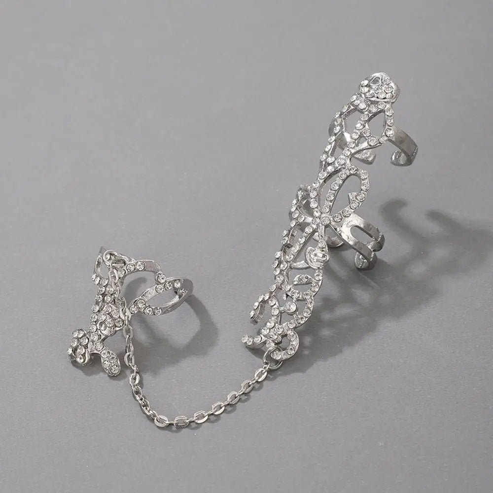 New Open Finger Rings with Floral Design