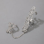 New Open Finger Rings with Floral Design