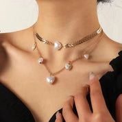 Georgina Beaded Collarbone Necklace