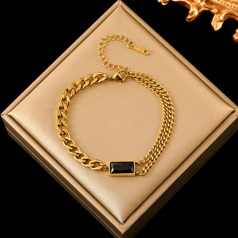 Waterproof Stainless Steel Jewelry Set