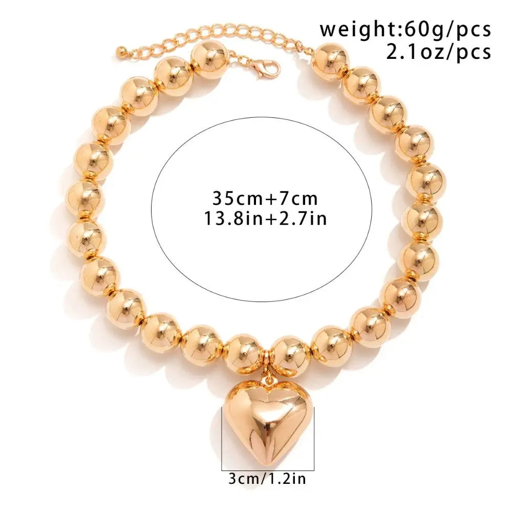 Large Ball Pendant Necklace