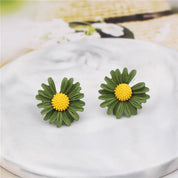 Double-Layer Floral Earrings