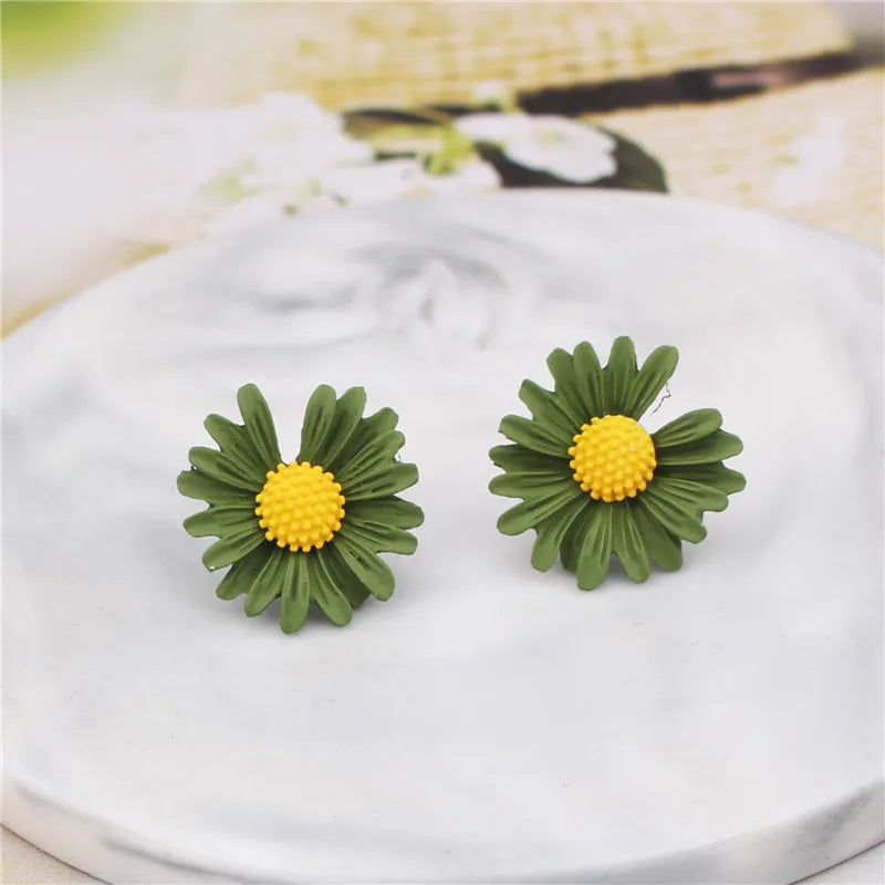 Double-Layer Floral Earrings