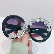 Crystal Round Sunglasses