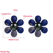 Colorful Floral Drop Earrings