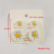 Double-Layer Floral Earrings