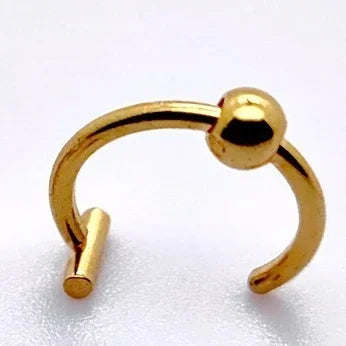 Stainless Steel Fake Lip Ring
