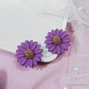 Double-Layer Floral Earrings