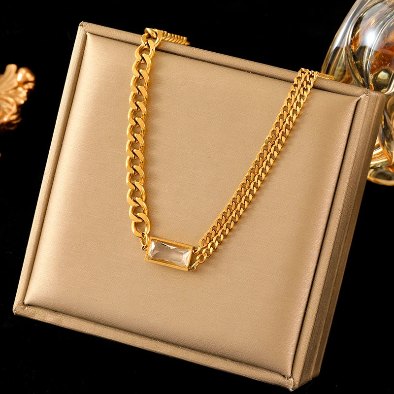 Waterproof Stainless Steel Jewelry Set